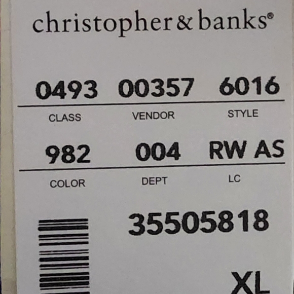 Pink Paisley Button down cardigan sweater XL - Picture 4 of 4